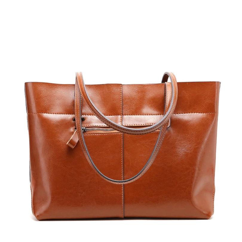 Бренд ESUFEIR, натуральная кожа, женская сумка, масло, воск, кожа, Ретро стиль, повседневная сумка, большая емкость, сумка на плечо, модная женская сумка
