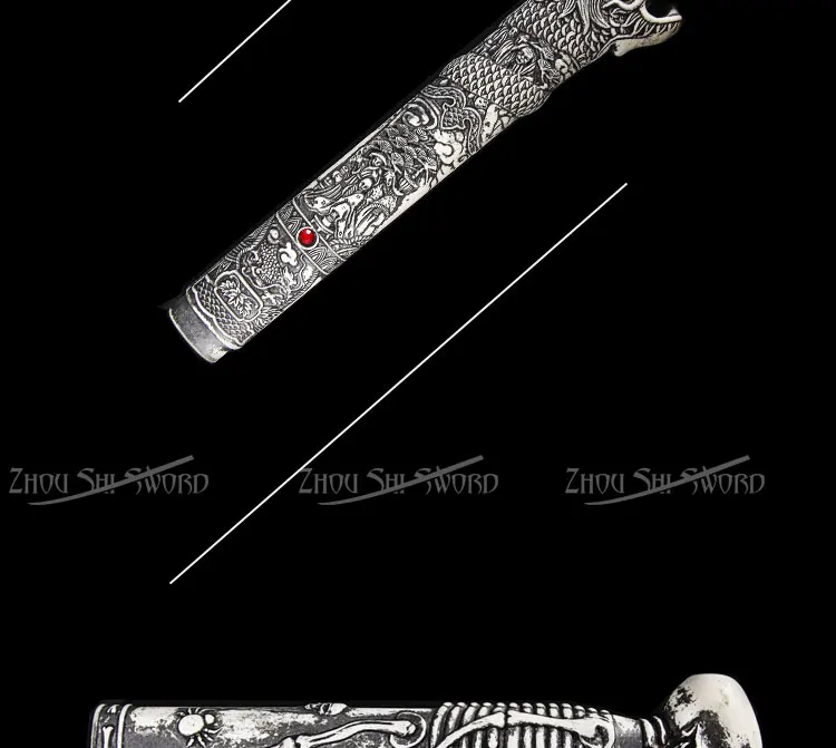 The Katana Tsuka Katana Resin handle Dragon handle Samurai knife accessories
