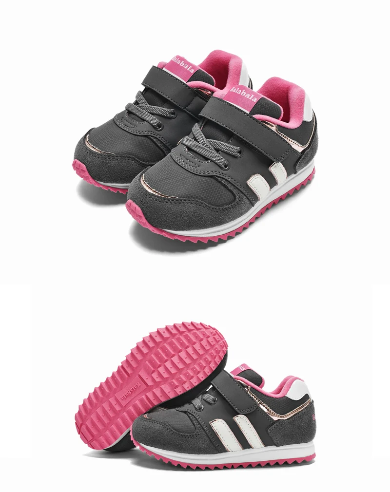 Balabala/детская осенне-зимняя модная обувь; Повседневная дышащая обувь для девочек; удобная бархатная нескользящая обувь для маленьких девочек