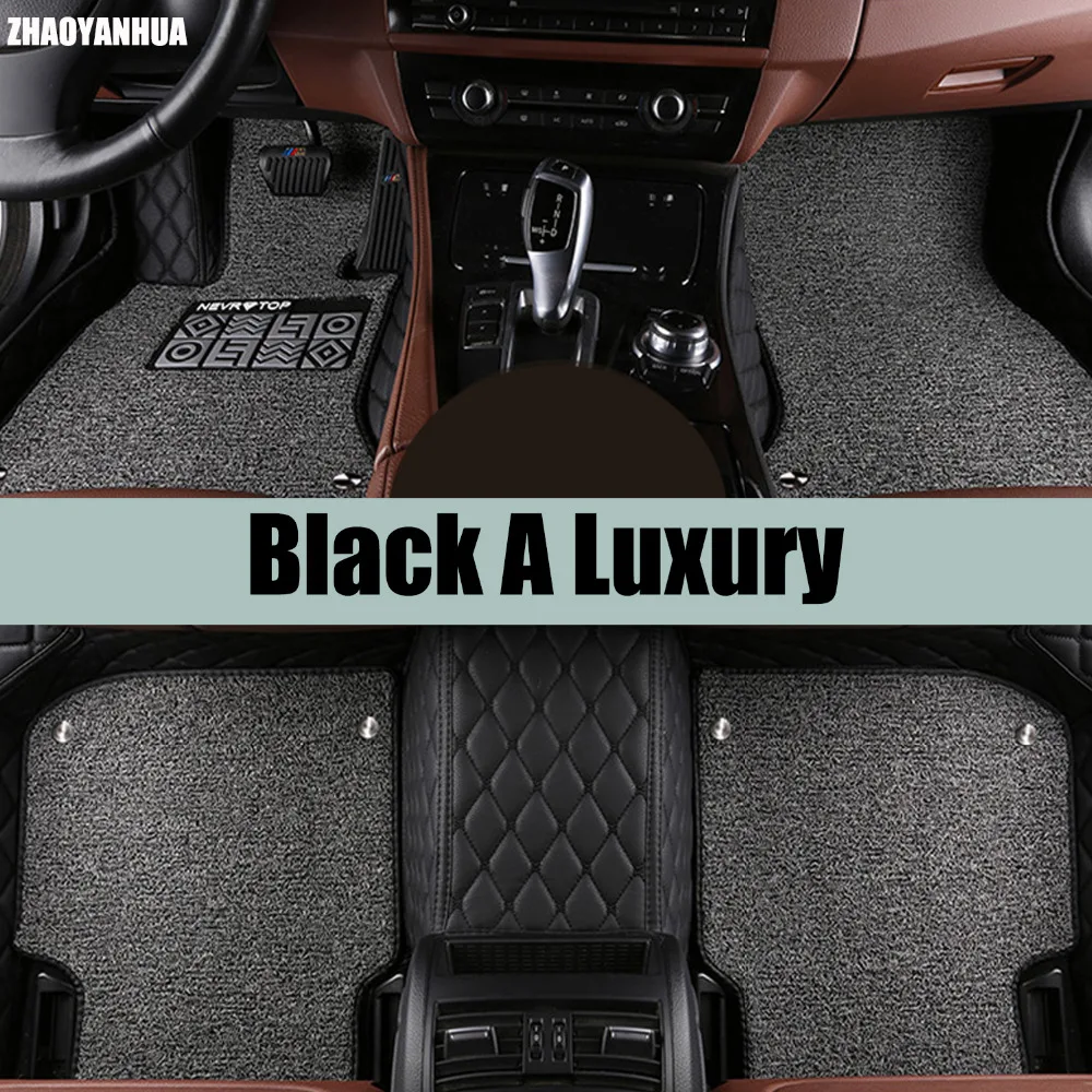 

ZHAOYANHUA Car floor mats for Mitsubishi Lancer Galant ASX Pajero sport V73 V93 5D car styling all weather carpet floor liner