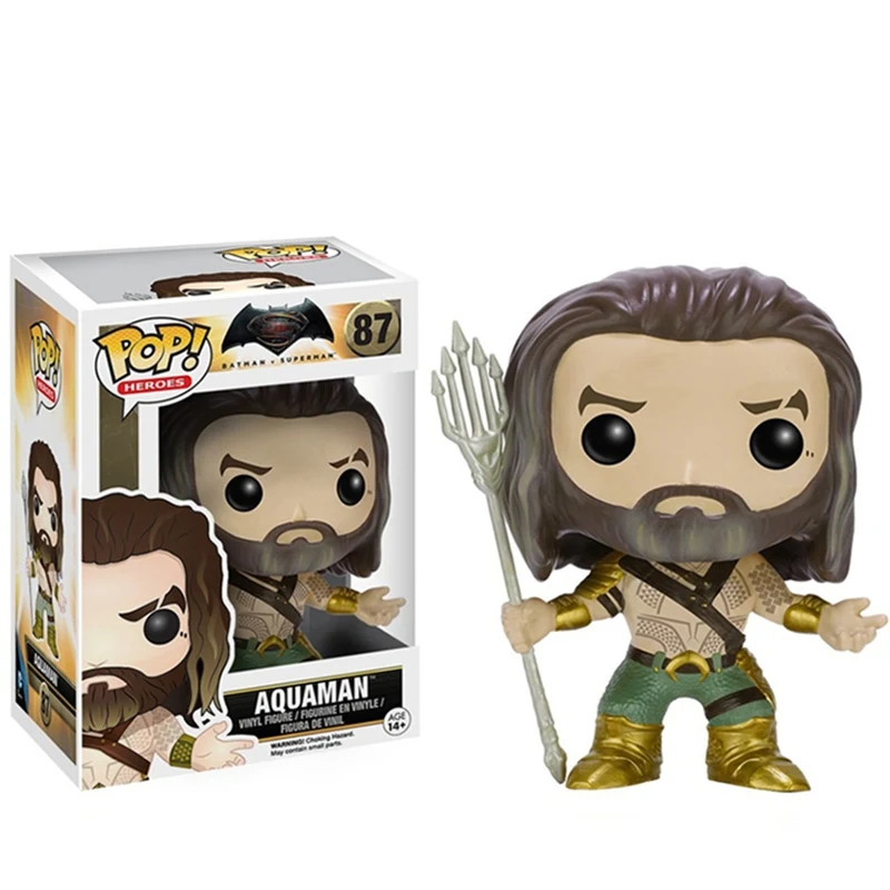 

Funko POP Official Vinyl Figure DC Universe movie Batman vs Superman Aquaman Action Figure Collectible Toy with Original Box