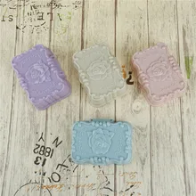 Мыльница Роза форма блюдо для Аксессуары для мыла коробка держатель с крышкой протечка воды дизайн Горячий