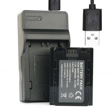 

LANFULANG Battery (1-Pack) and USB Charger for Sony NP-FZ100, BC-QZ1 and a9, a7R III, a7 III, NP FZ100, NPFZ100