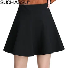 Такая как SU Новая Мода Осень Зима Женская линия юбка высокая талия черная Сексуальная Мини юбка Размер S-XXXL короткая женская юбка
