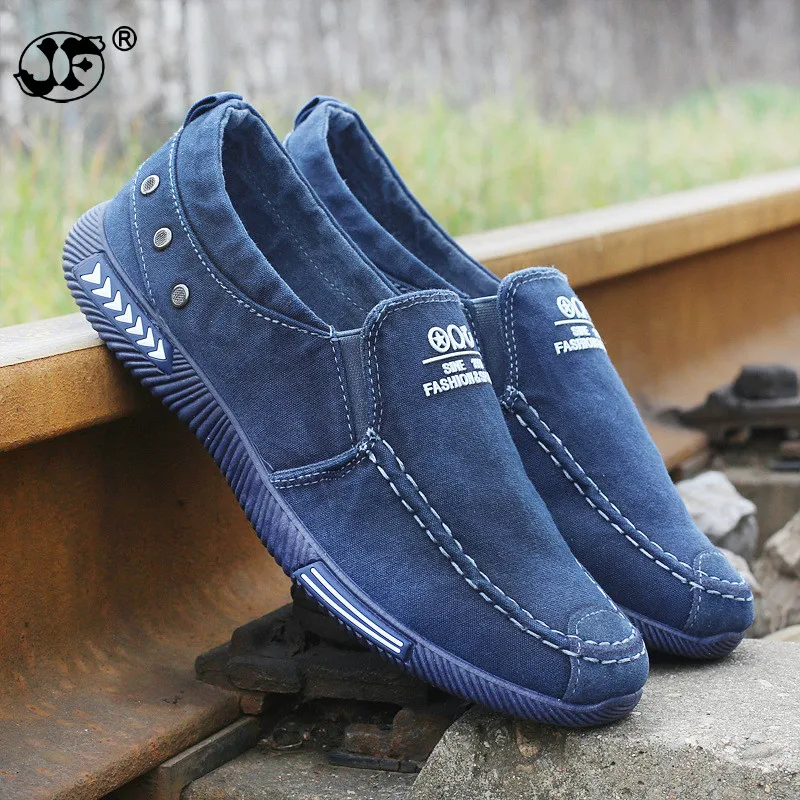 Primavera 2 2018 De Zapatos Calzado 1 Nuevos Otoño Transpirable 3 Plimsolls Con Hz 4 Cordones Lona Casuales Hombre Para Masculino Mezclilla 6zzUndAS