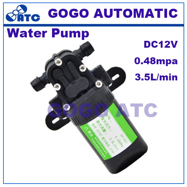 

High quality Micro Diaphragm Water Pump DP-521 0.48mpa 3.5L/min DC12V Self-priming Booster Pump Automatic Switch