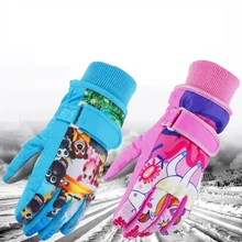 Для мужчин лыжные мотоциклетные перчатки Зимние перчатки Сноуборд детей лыжные перчатки, защита от ветра Водонепроницаемый зимние перчатки унисекс