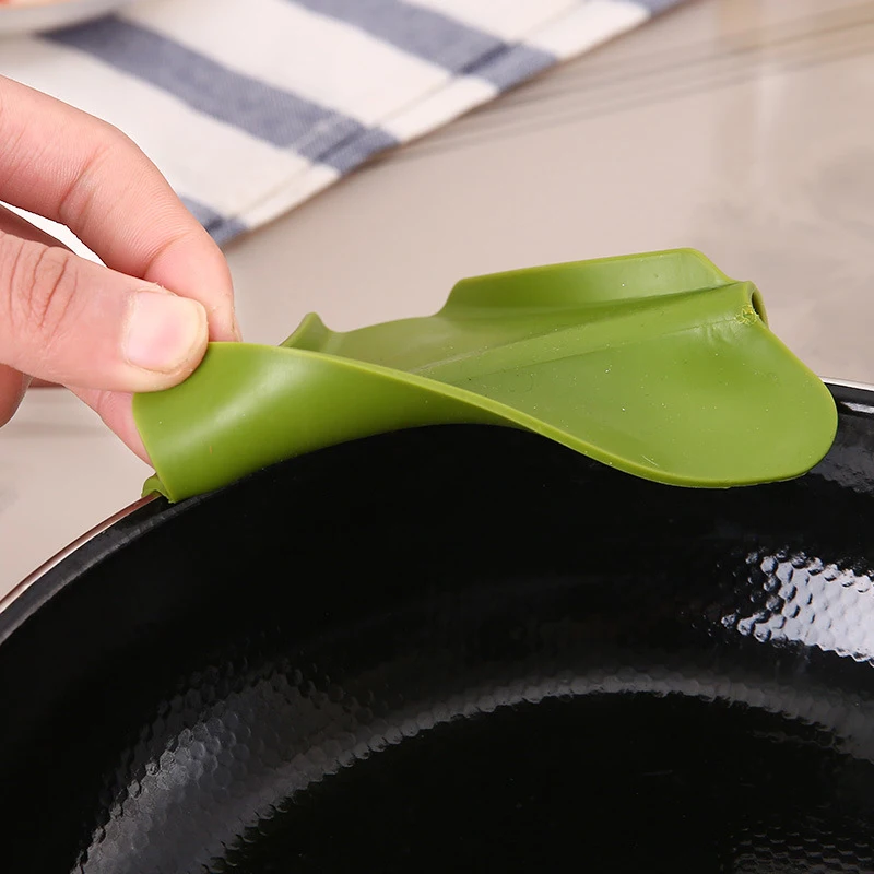 Креативная силиконовая воронка Против Разлива слип для супа носик Воронка для кастрюль сковородки и чаши и баночки кухонный гаджет инструмент