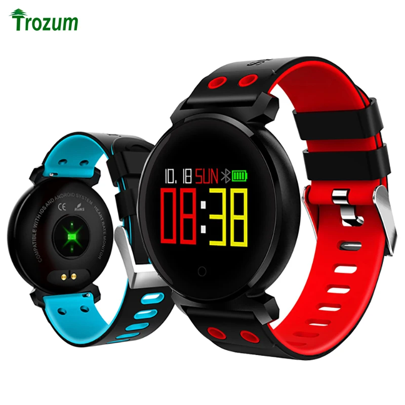 

K2 Smart Bracelet Watch Blood Pressure Heart Rate Monitor Color Screen Fitness Band Waterproof SmartBand for ios android phone