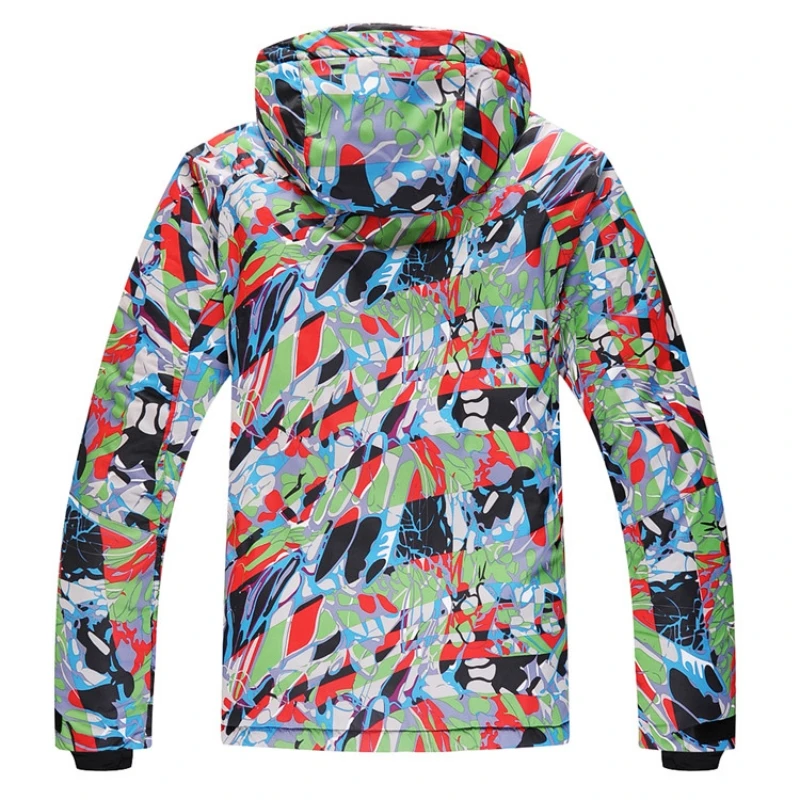 رجل جديد التزلج دعوى مجموعات في الهواء الطلق على الجليد الملابس للماء يندبروف الشتاء الدافئة الثلوج السترات و مريلة السراويل زائد حجم