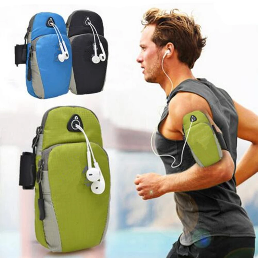 WEST BIKING Running Belt Bag Arm Bag Sport Jogging Walking Fitness Wrist Pouch Suit for All Kinds of Mobile Phone Cycling Tool