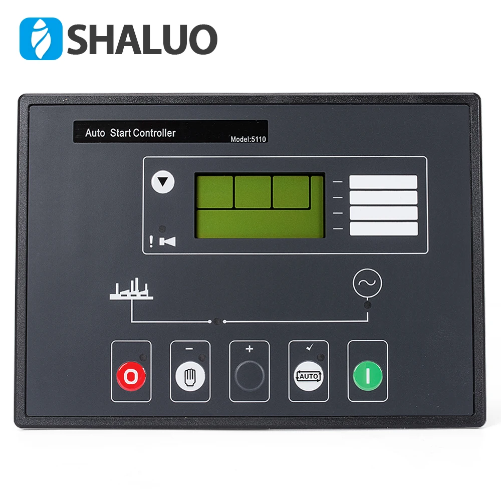 power generator controller 5110 LCD diesel alternator part automatic start control charge panel genset electronic circuit board