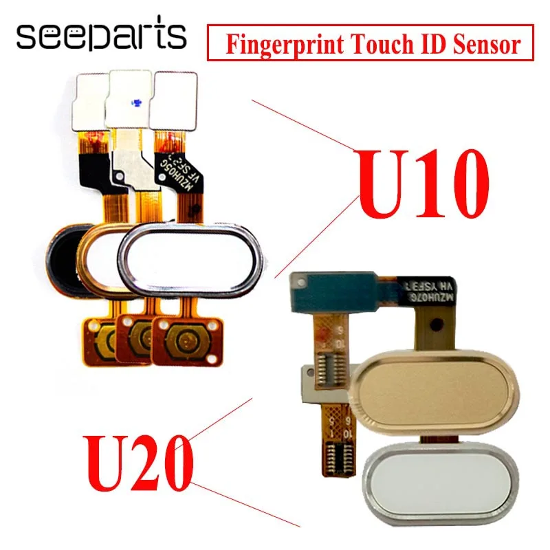 

For Meizu U10 Button Fingerprint Flex Cable Sensor Touch ID / For Meizu U10 Home Button Flex Cable Replacement Repair Parts