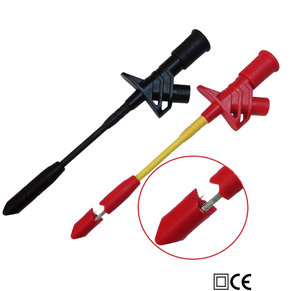 Fully Insulated Quick Piercing Test Hook Clips Multitester Electrical