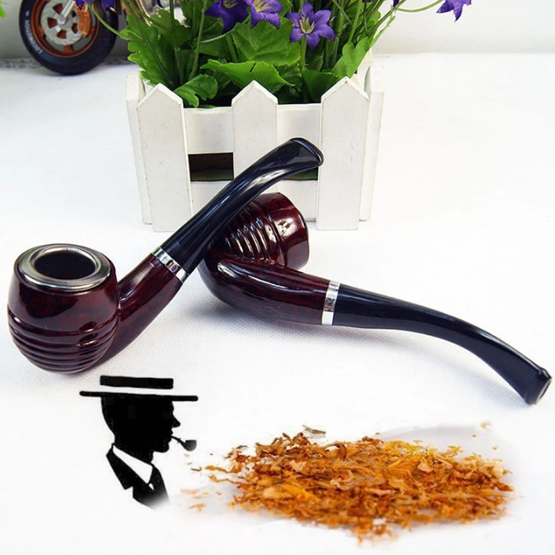 

1PC New Gift Pipes Cigar Filter Pipe Tobacco Smoking Pipe Durable Hot Classics Marble color Delicate Cigarettes Stripe