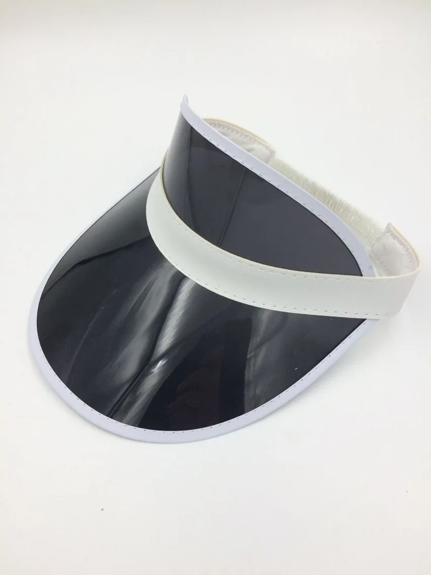 Summer Pvc Sun Visor Hat Blank Brim 