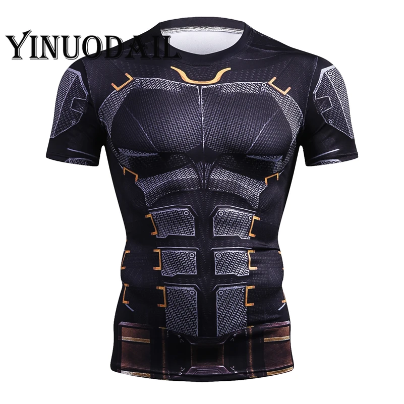 

2019 Fitness Men T Shirt Spider_man 3d Printed T-shirt Homme Black Panther Unisex Casual Short Shirt Superheroes Cosplay tshirt