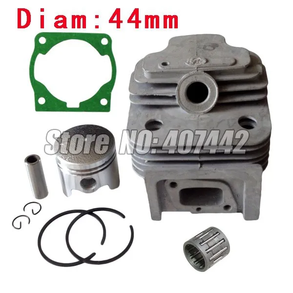

44mm 52CC 2CC 44F-5 engine brush cutter cylinder block piston KITS with gasket