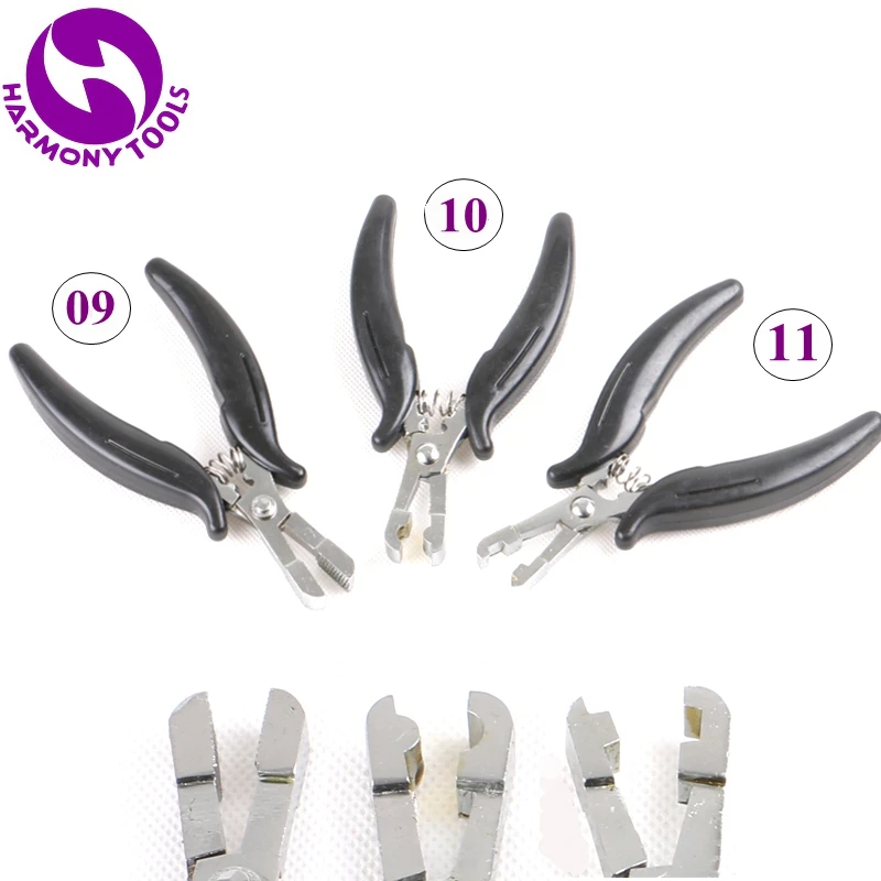 Black Multi Functional Stainless Steel Hair Extension Pliers Tools (5)