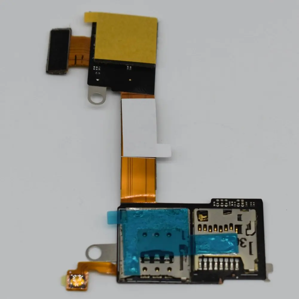Разъем для одной SIM-карты Sony M2 D2303 D2305 D2306 держатель Sim-карты Micro SD устройство чтения