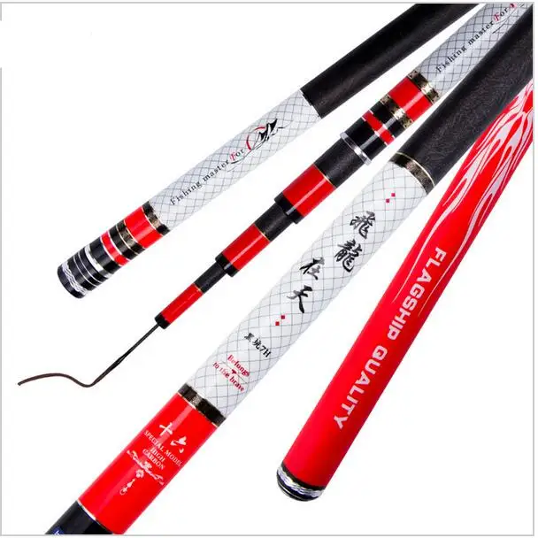

Weihai wholesale black pit super hard 19 tonal 7h competitive pole carbon tilapia pole fishing rod