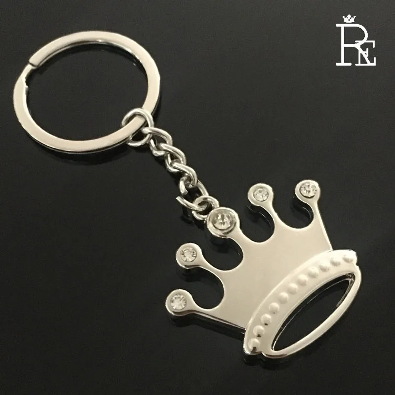 100 шт./лот брелок из сплава с хрустальной короной оптовая продажа|keychain keyring|alloy