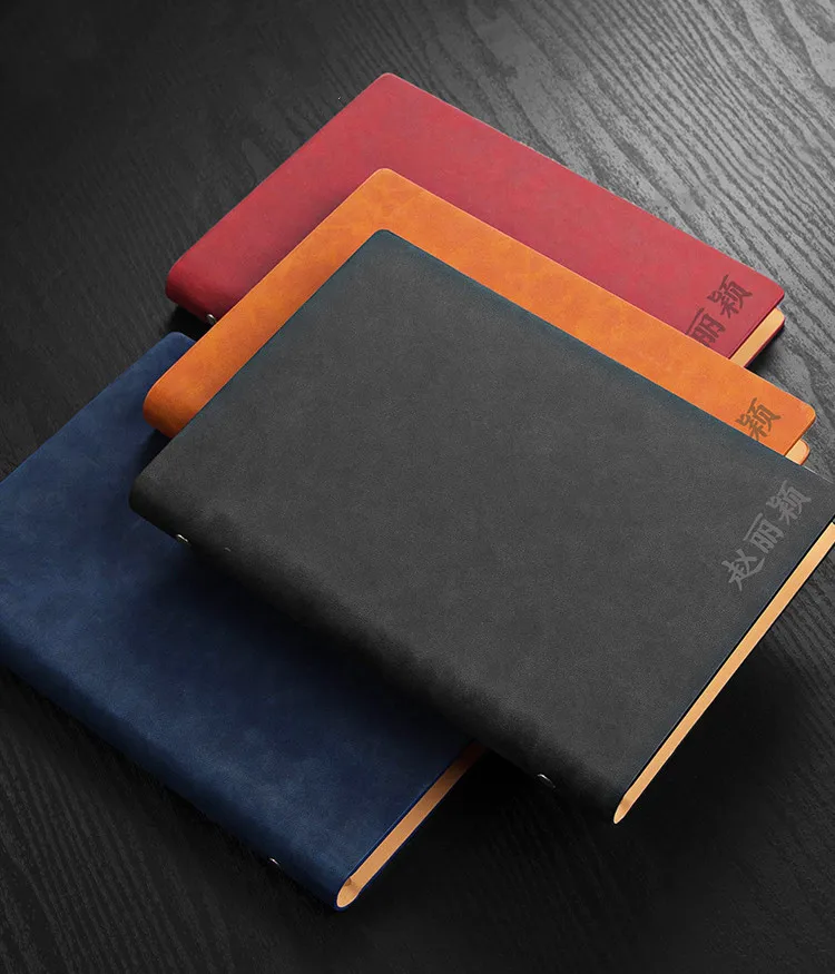 

A5 Looseleaf Book And Thick Notebook Business Meeting Notebook Office Creative Retro Diary Simplified Notebook
