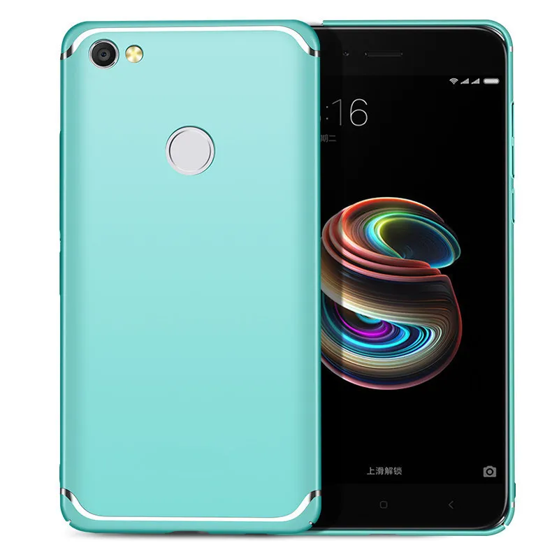 WeeYRN de lujo Xiao mi A1 mi A1/mi 5X Funda de protección completa cubierta de plástico duro caso mate xiao mi rojo mi nota 5A primer