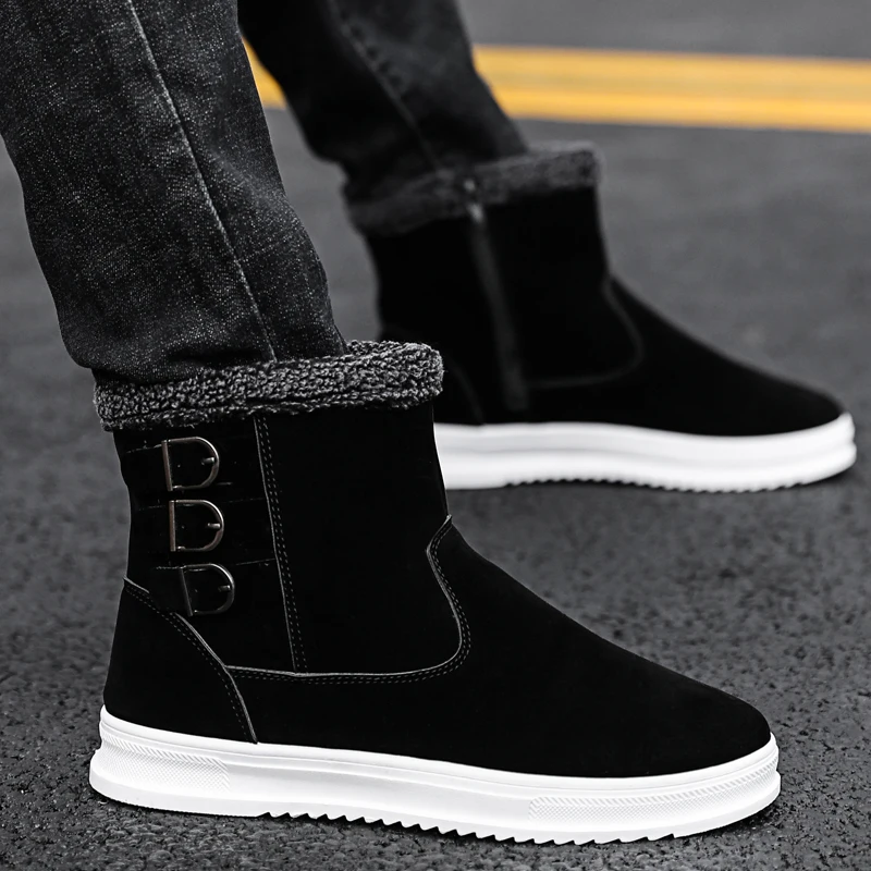 

2018 Hot Selling Winter Men Warm Boots High Quality Comfortable Ankle Snow Boots Wear-resisting Non-slip Casual boots Men Shoes