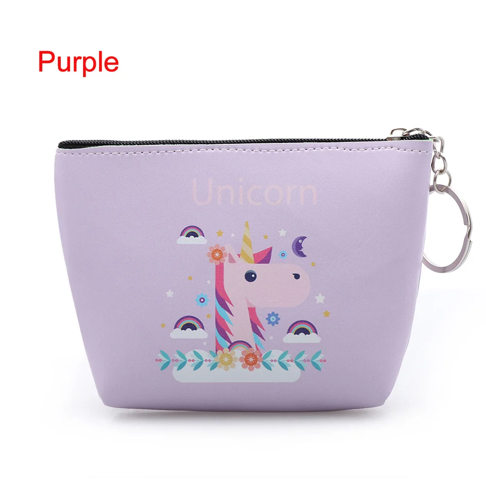 1 шт. сумка с единорогом женская косметичка дорожная сумка держатель многофункциональная сумка для детей подарок - Цвет: purple