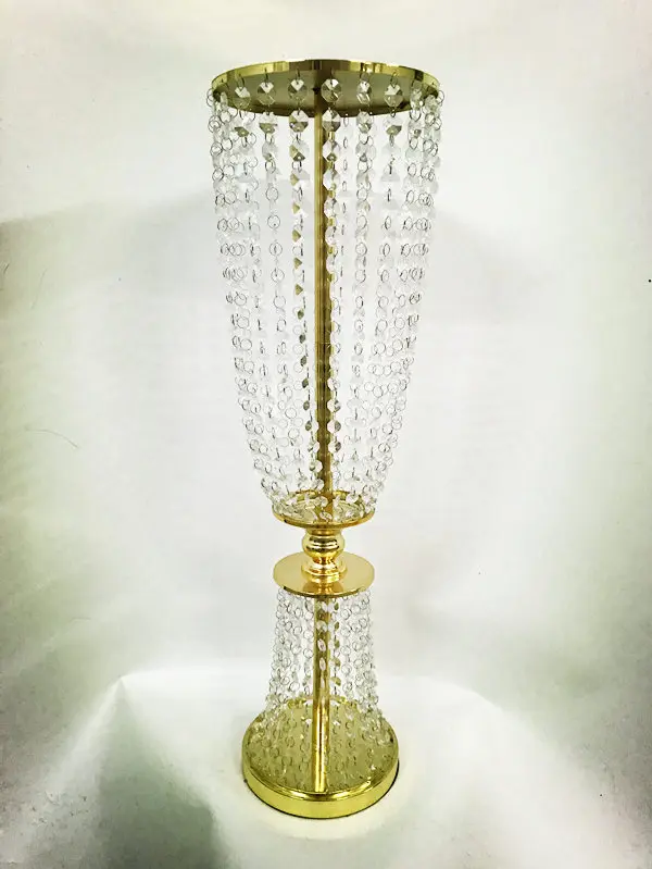 47inch Wedding Road lead with crystal pedestal crystal centerpiece Wedding Props wedding pillar column