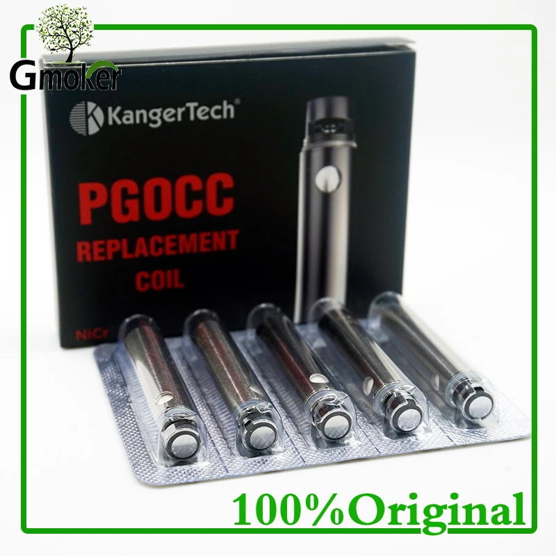 

5pcs Original Kangertech Pangu PGOCC Coil For Kanger Atomizer Tank Replacement Coil 1.0ohm 1.5ohm SUS316L e cigarette coil head