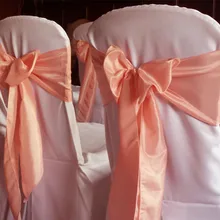 Marious бренд 100 шт. Атлас бант на стул Свадебный галстук бант на стул es стул украшения свадебные поставщика для события