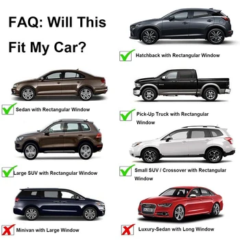 

2 Pieces / Set of Car Automatic Window Net Sunshade Shade Net Mosquito Mosquito Anti-UV Mosquito Insect Repellent Window Cover