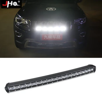 

JHO Offroad Driving Front Grille Flashing LED Strobe Light Bar For Jeep Grand Cherokee 11-2020 Car Accessories 19 17 2016 15 18