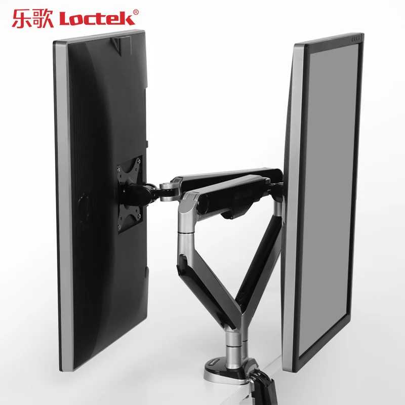 Держатель для двух мониторов Loctek D8D настольная подставка ЖК дисплея 10 30 дюймов с