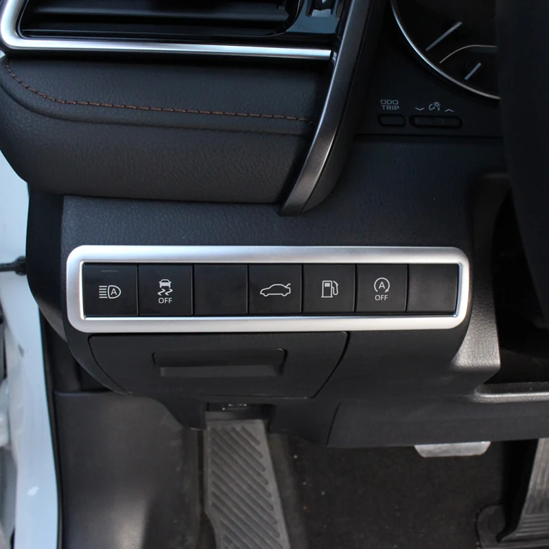 

1Pc ABS Chrome Interior Trunk switch frame Cover Trim for Toyota Camry 2018 Car Styling Interior Accessories