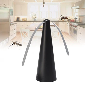 

Trap USB Charging Home Black Solid Durable Soft Blade Insect Killer Easy Carry Practical Repellent Garden Chemical Free Outdoor