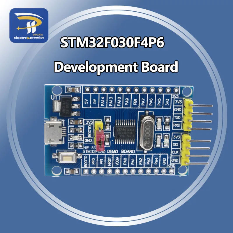 

STM32F030F4P6 ARM CORTEX-M0 Core 32bit 48 MHz Board Minimum System Development Microcontroller SWD/ISP Dual Download DIY KITS