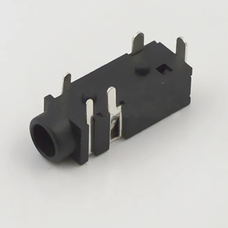 50pcs 3 5mm Jack Headphone Connector Audio Socket Side Plug Headset Connector PJ 328A Insert Board Audio Adapter