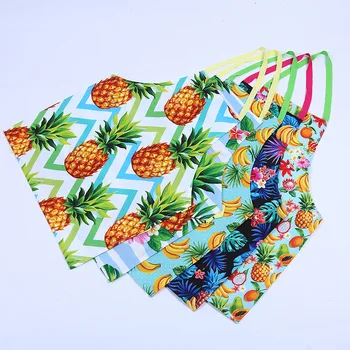 

1Pcs Banana Pineapple Cactus Pattern Apron Adult Bibs Home Cooking Baking Coffee Shop Cleaning Aprons Kitchen Accessories 46134