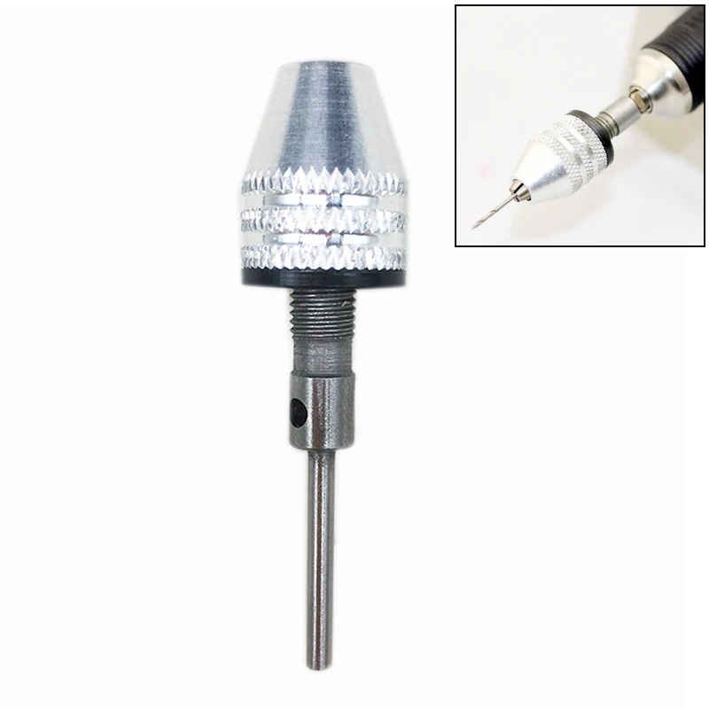 

YEODA Superior Quality Hot Sale 0.3-3.4mm Electric Grinder Keyless Drill Chucks Adapter Converter 2.35mm Shank Shaft For Dremel