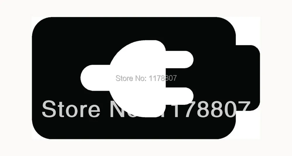 CHARGE BATTERY Sticker for Car Window Vinyl Decal Fun Dead Phone