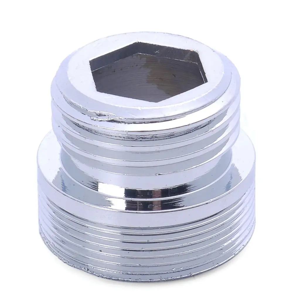 

Brass M24*G1/2" Pipe Fitting Chrome Plated Male 24 Male 1/2" Faucet Water Tap Adapter Home Hardware Tools Aerator Adapter