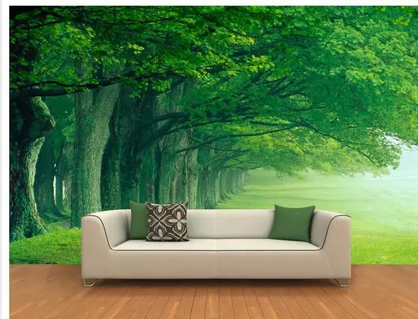 Custom photo wallpaper Large 3D sofa TV background