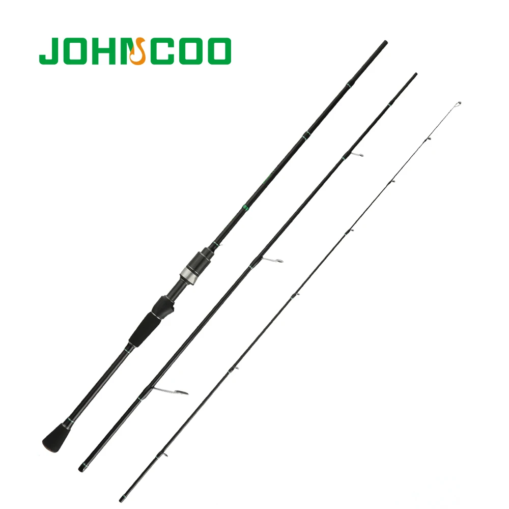 

JOHNCOO New Glory Casting Rod Fast Action 2.1m 0.6-6g Spinning Rod for Trout Rod with Solid Top Tip Carbon Fishing Rod