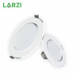 LARZI 3 W 5 W 7 W 9 W 12 W светодио дный светильники теплый белый холодный белый утопленный светодиодный лампы пятно света AC220V светодио дный лампы
