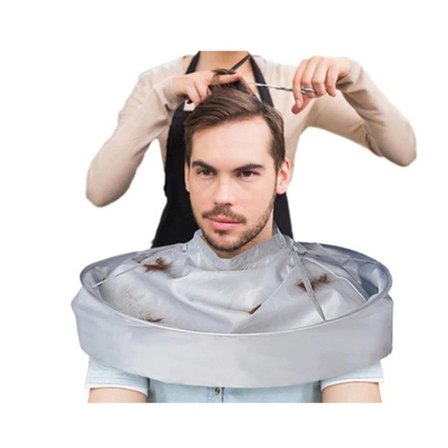 Adjustable Hair-Catching Bib Use It for at Home or Salon