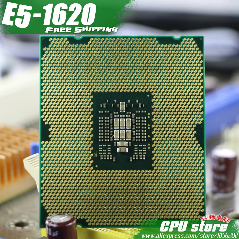 laptop processor Intel Xeon Quad Core E5 1620 E5-1620 CPU LGA 2011 Processador para Desktop processador de Servidor 100%funcionando corretamente cpu for sale
