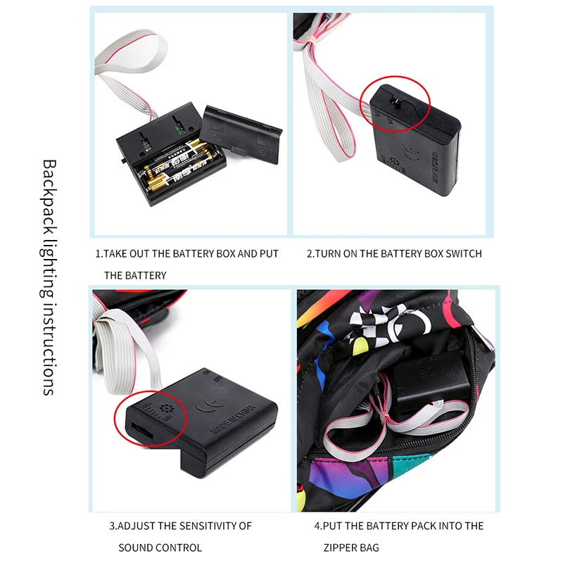 Модный Унисекс Рюкзак DECRJI с USB зарядкой для мужчин и женщин светящийся Большой